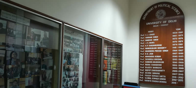 Department Of Political Science University Of Delhi